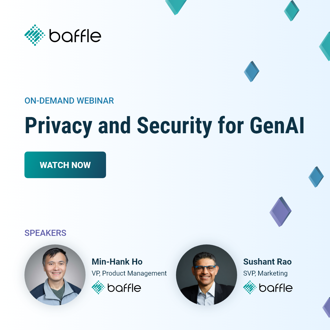 Webinar Privacy And Security For Genai